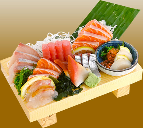 sashimi tallrik